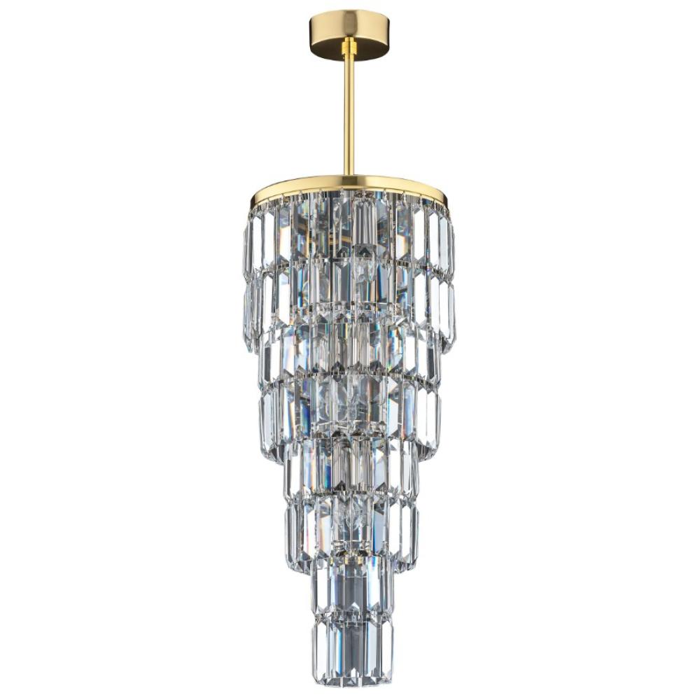 leskly zlaty stropny kristalovy luster luxusny kristal elegantny salon chodba obyvacka vila obcianska vila osvetlenie.jpg